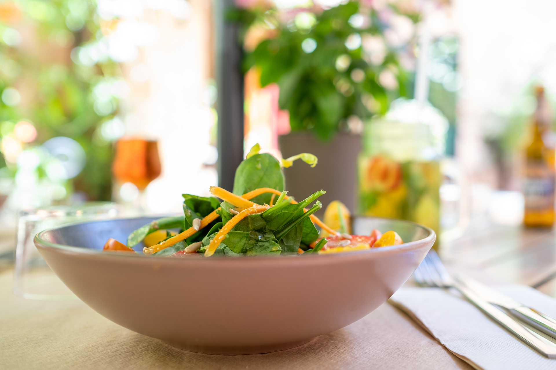 Salad at Temple Natura - Estilo Palma